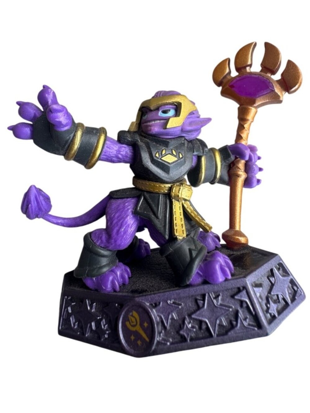 Skylanders Trap Team Knight Mare Purple Lion Figure Collectible Toy